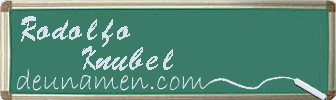 Rodolfo Knubel Visitenkarte